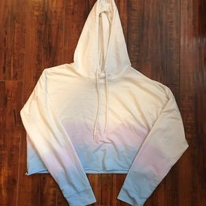 Tie Dye Cropped Hoodie